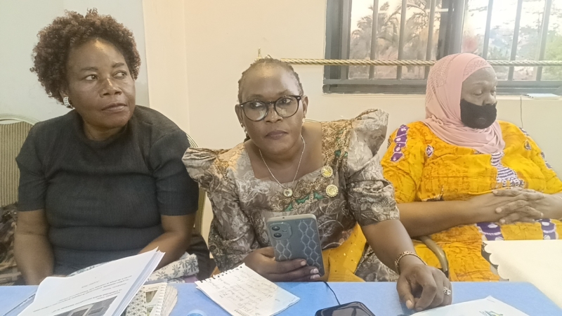 Dr. Sarah Daisy Nabatanzi Ssonko~NRM Mukono Municipality MP aspirant in the meeting at Murs hotel net is Former RDC Lillian Nakaweesi ate NRM Cadre Hajjati Fatumah Nabikoffu